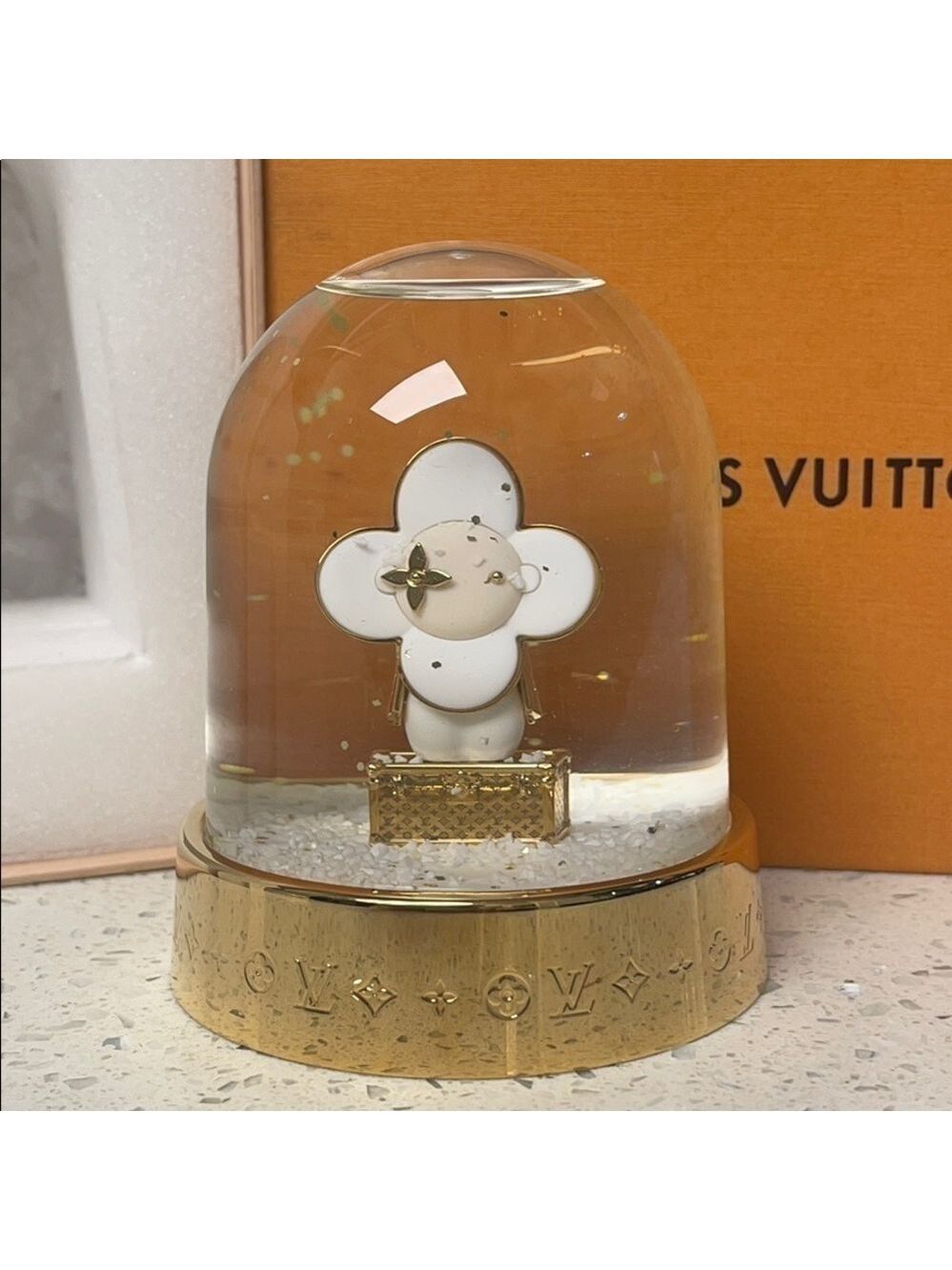 LOUIS VUITTON VIVIENNE SNOWBALL SNOW GLOBE GI0307 HOLIDAY COLLECTOR BOX - Picture 6 of 13